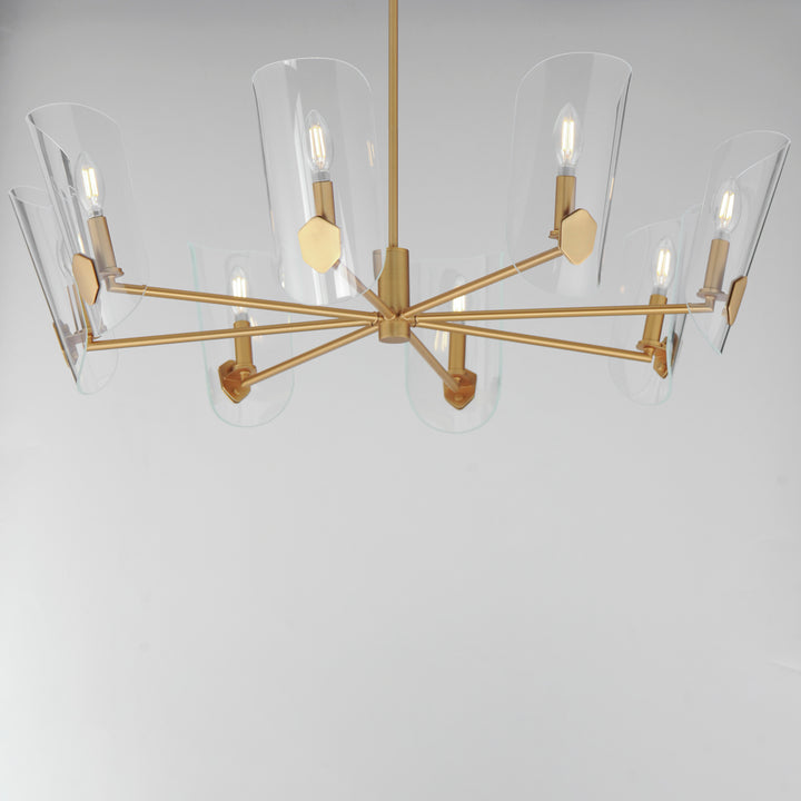 Armory Chandelier Natural Aged Brass alternate view