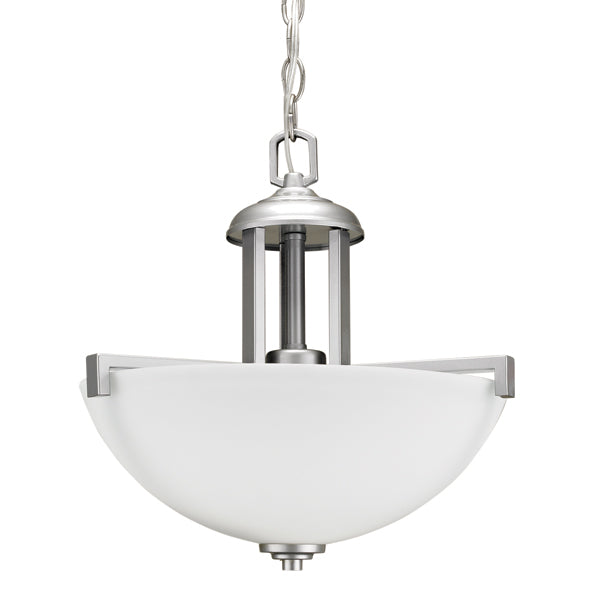 Iris Pendant in Brushed Chrome by Russell