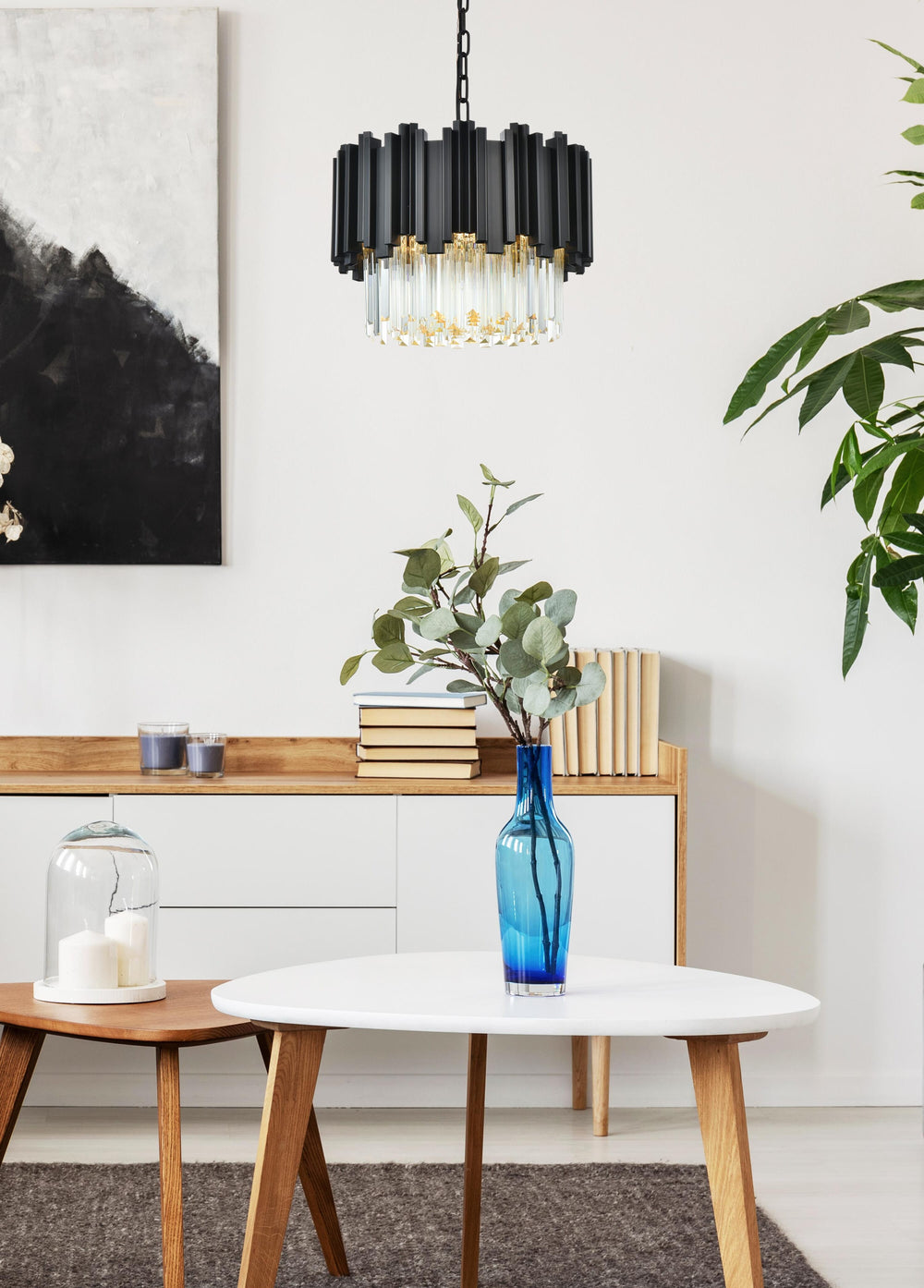 Willow Chandelier by Elegant - view 2