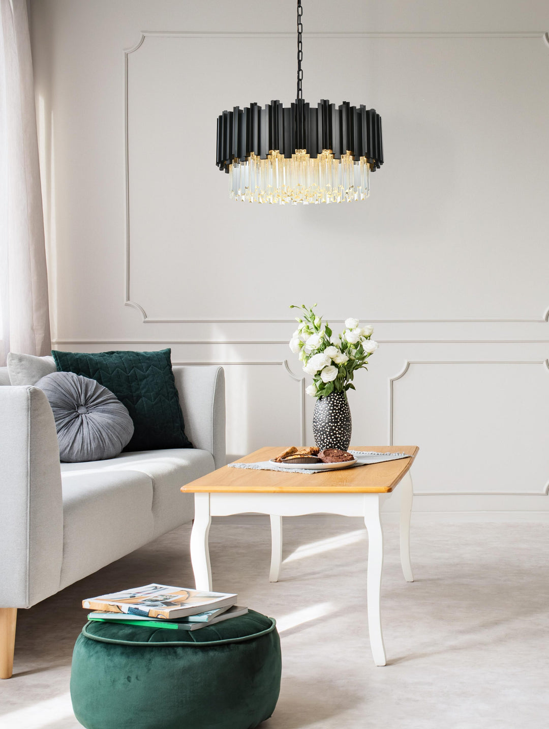 Willow Chandelier by Elegant - view 20