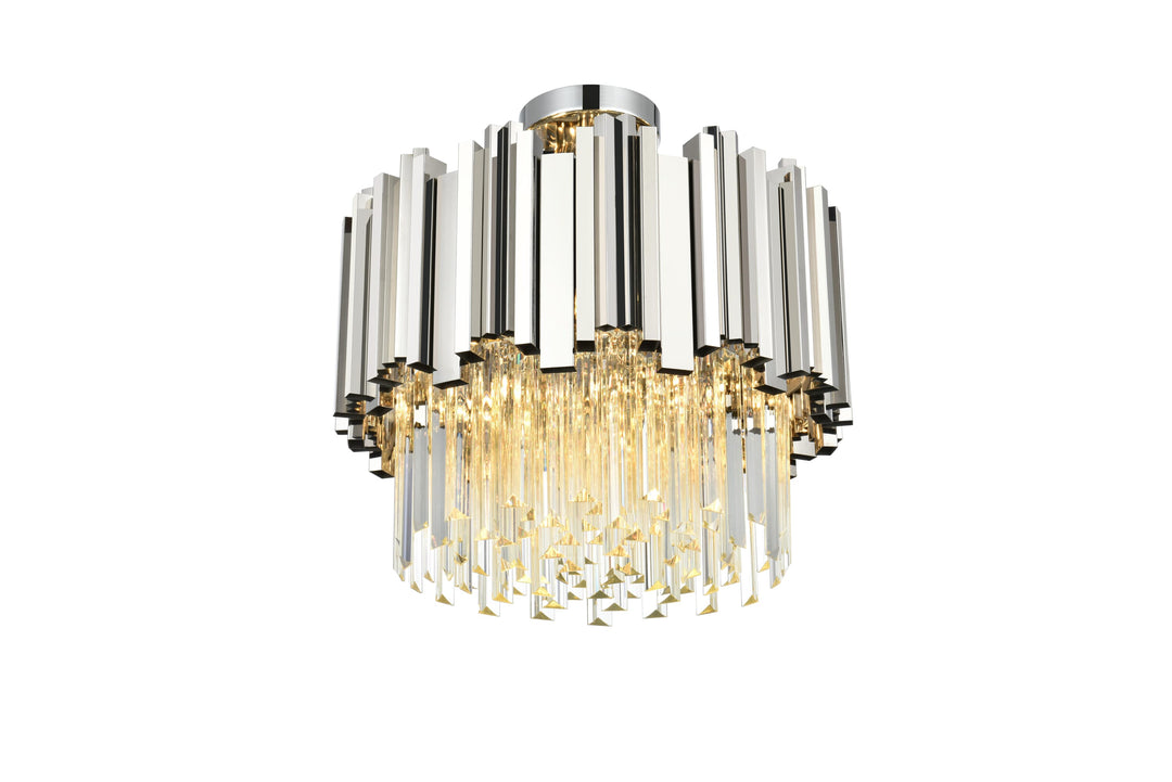 Willow Flush Mount by Elegant - view 11