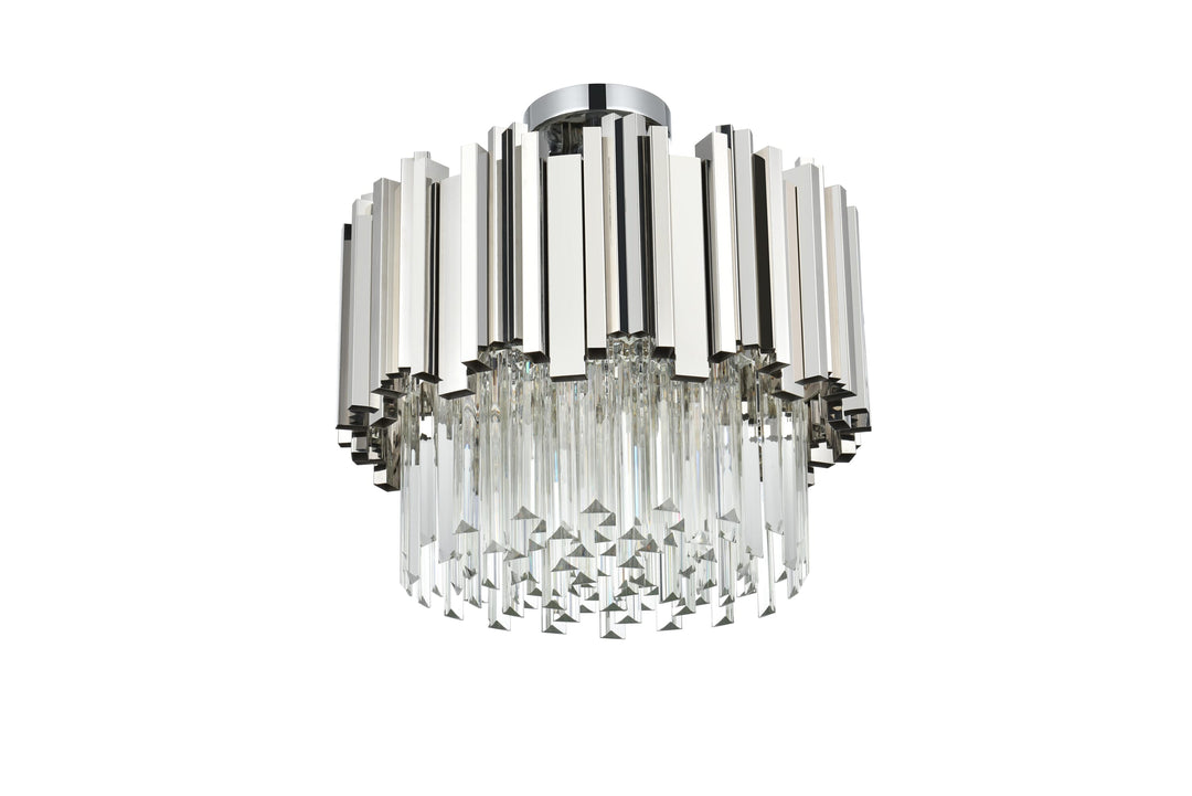 Willow Flush Mount by Elegant - view 15