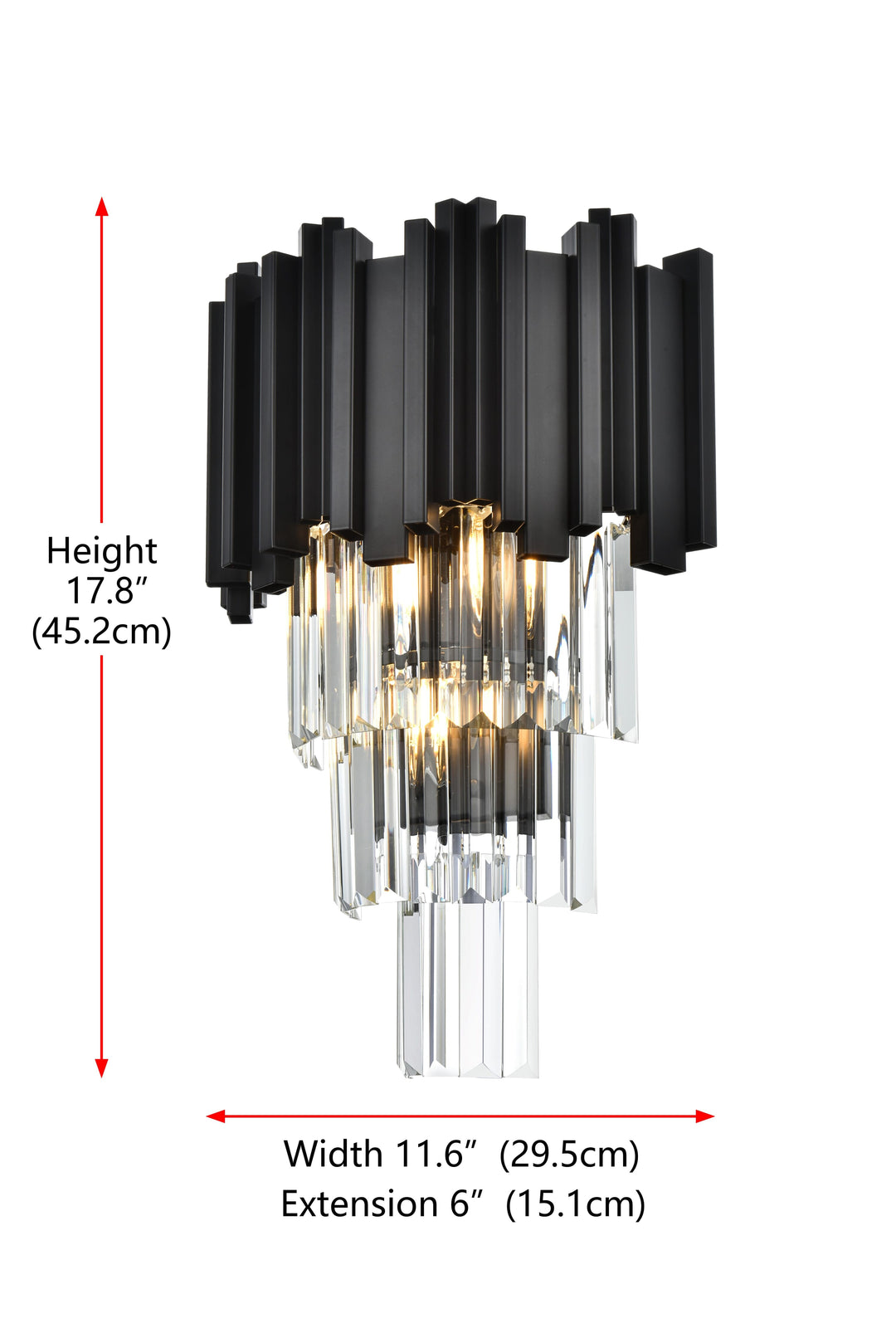 Willow Wall Sconce by Elegant - view 8