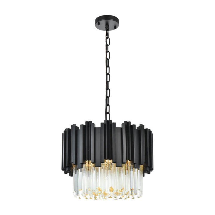 Willow Chandelier in Black by Elegant