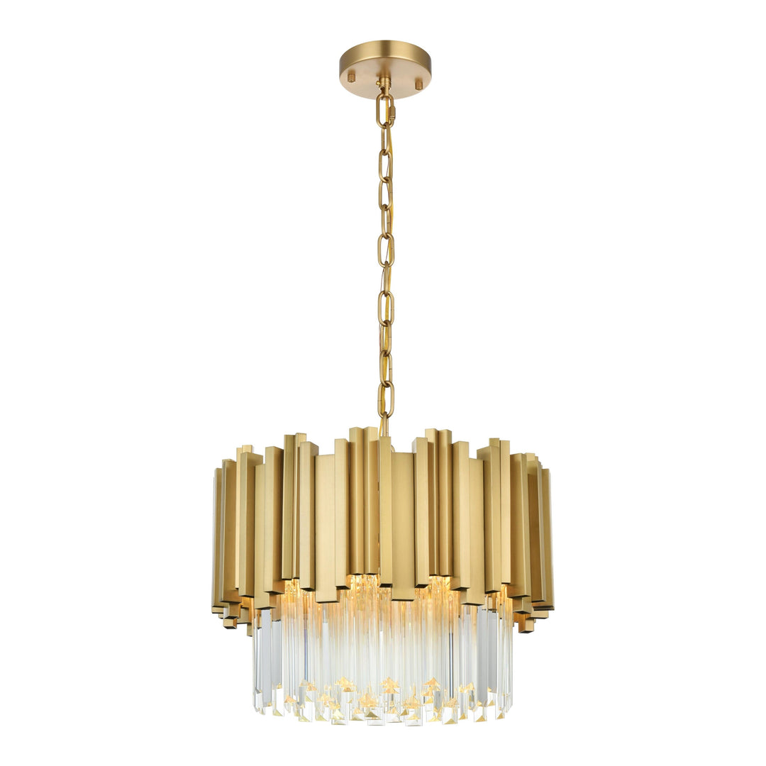 Willow Chandelier in Satin Gold by Elegant