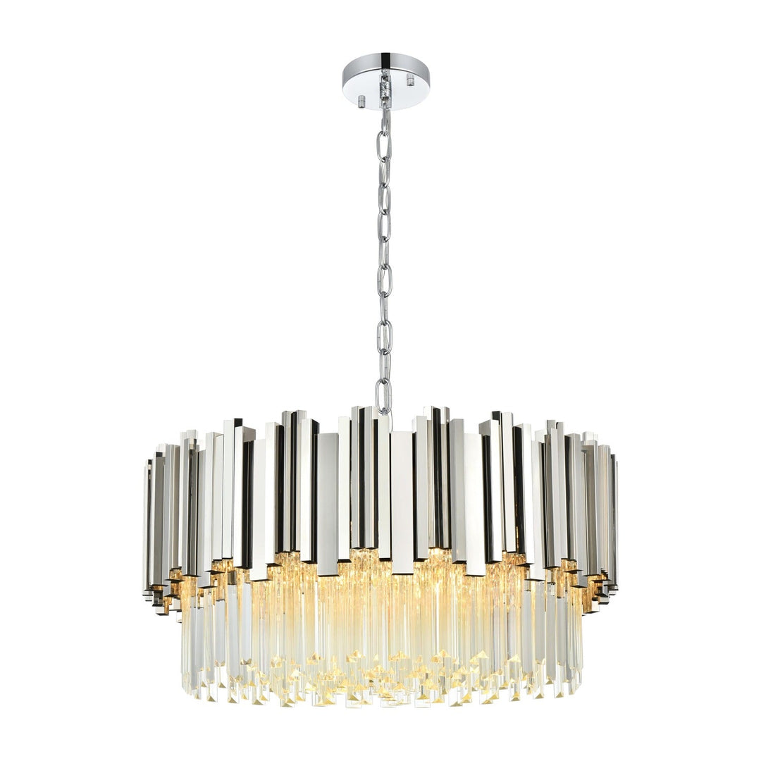 Willow Chandelier in Chrome by Elegant