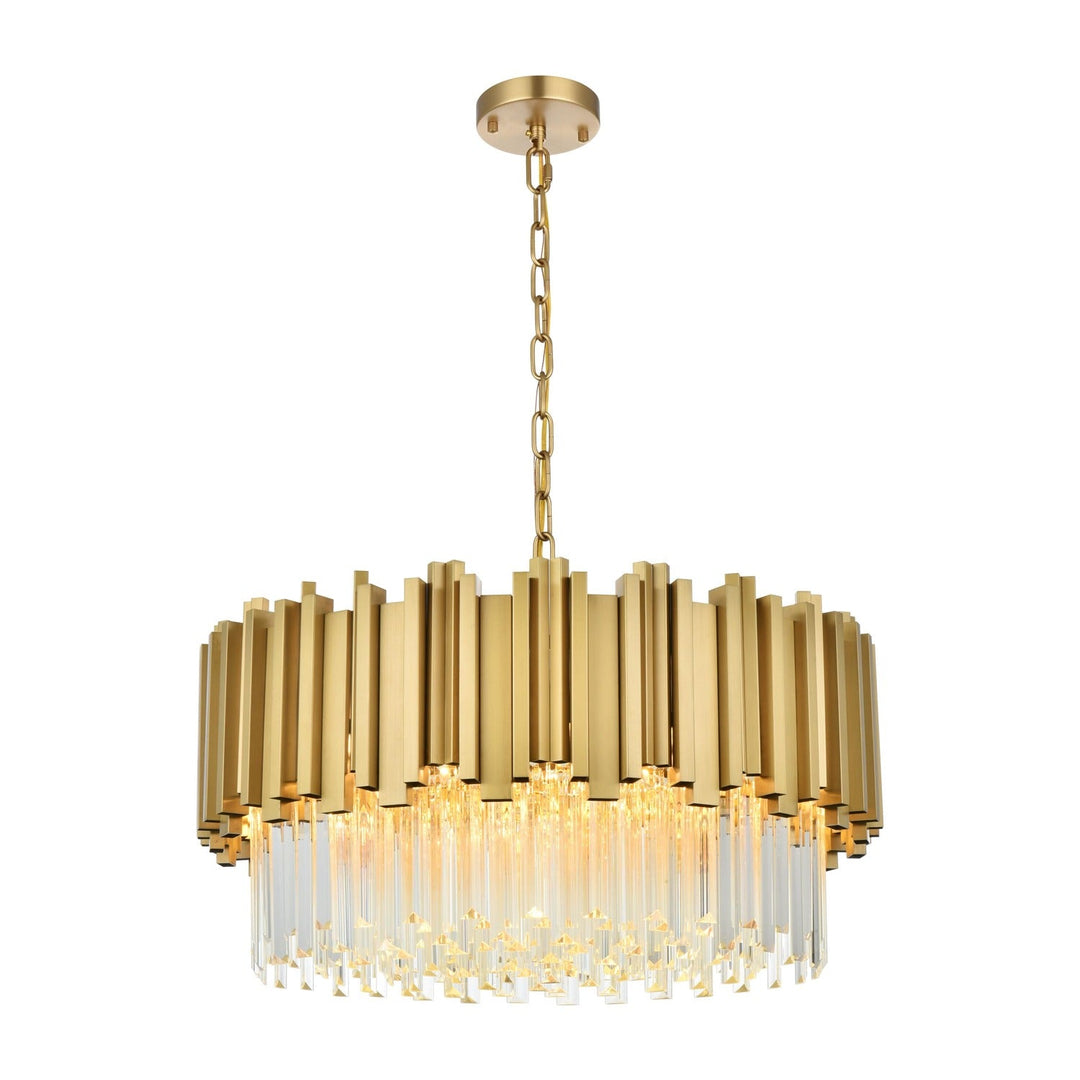 Willow Chandelier in Satin Gold by Elegant