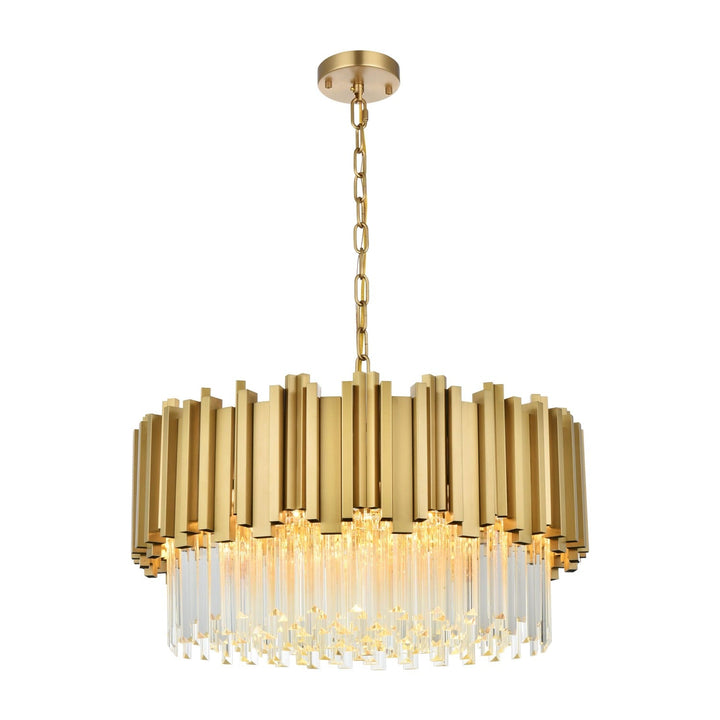 Willow Chandelier in Satin Gold by Elegant