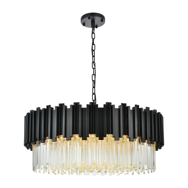Willow Chandelier in Black by Elegant