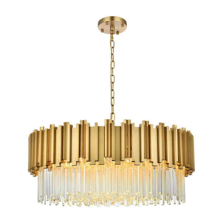 Willow Chandelier in Satin Gold by Elegant