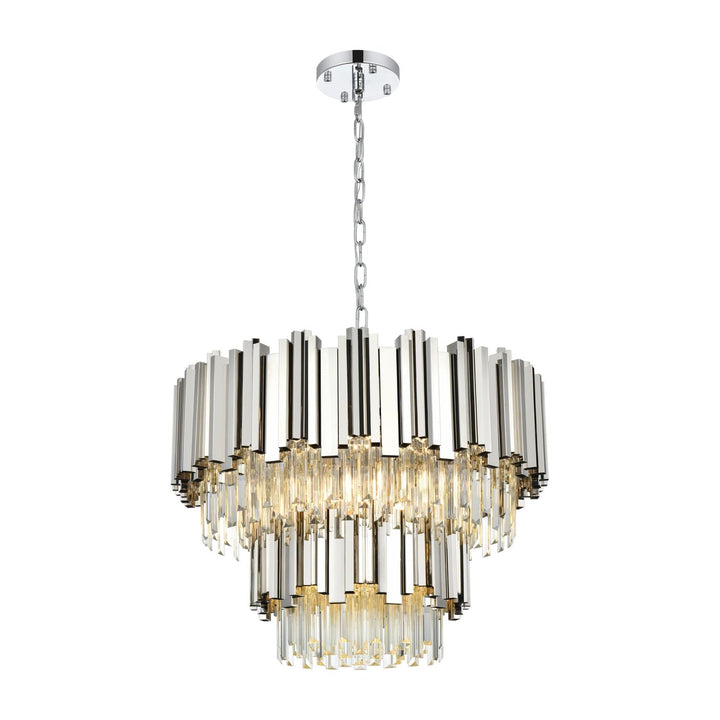 Willow Chandelier in Chrome by Elegant
