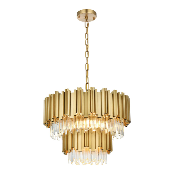 Willow Chandelier in Satin Gold by Elegant