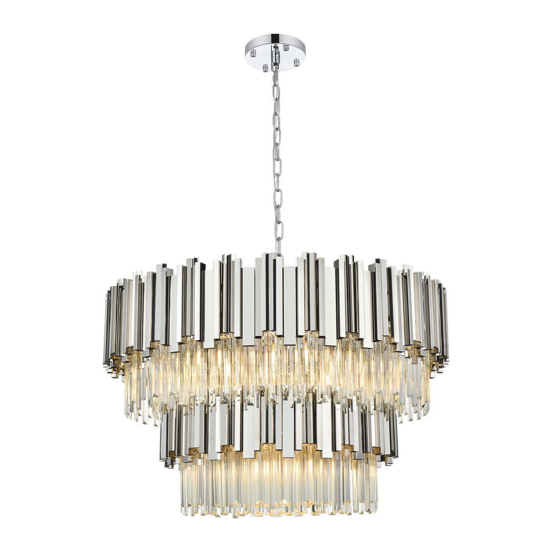 Willow Chandelier in Chrome by Elegant