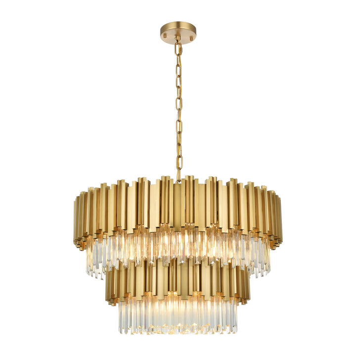 Willow Chandelier in Satin Gold by Elegant