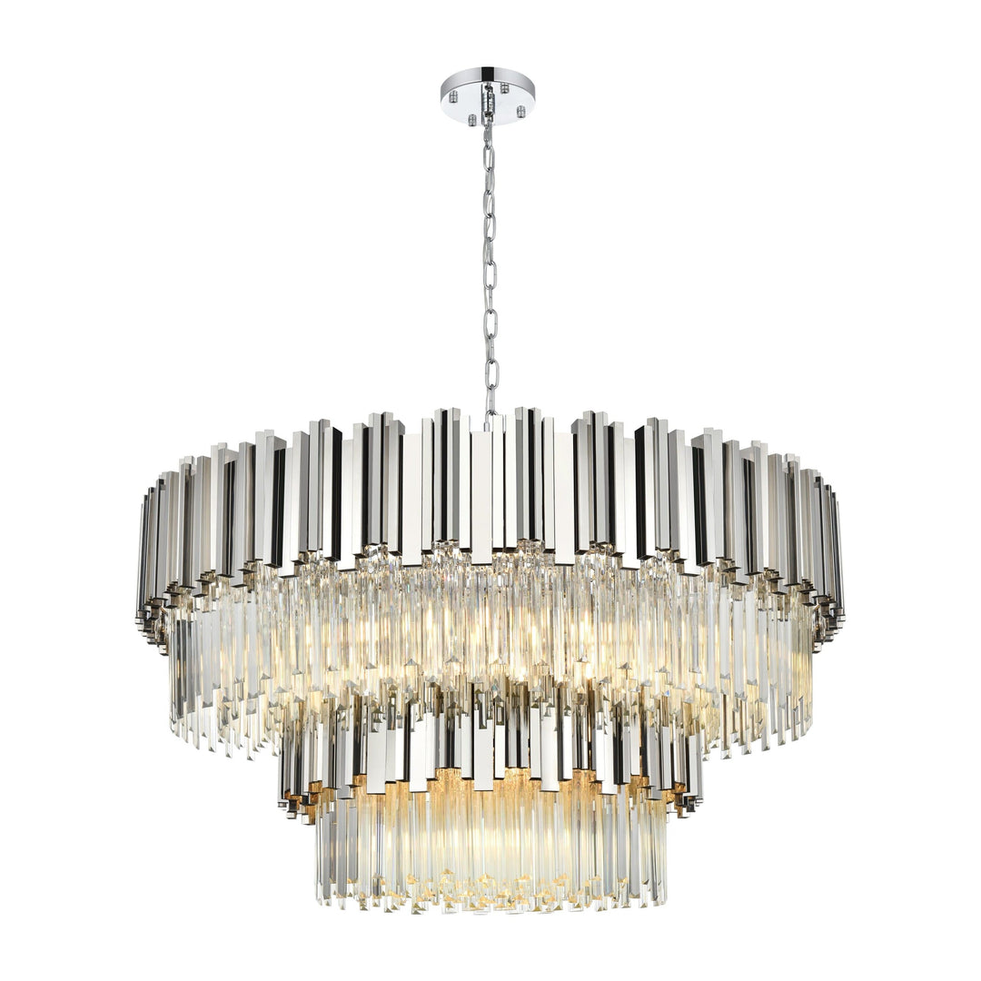 Willow Chandelier in Chrome by Elegant