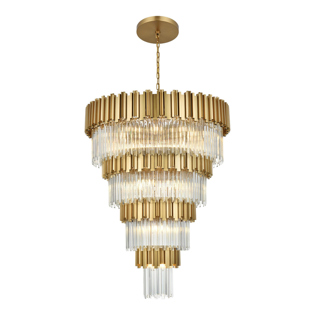 Willow Chandelier in Satin Gold by Elegant