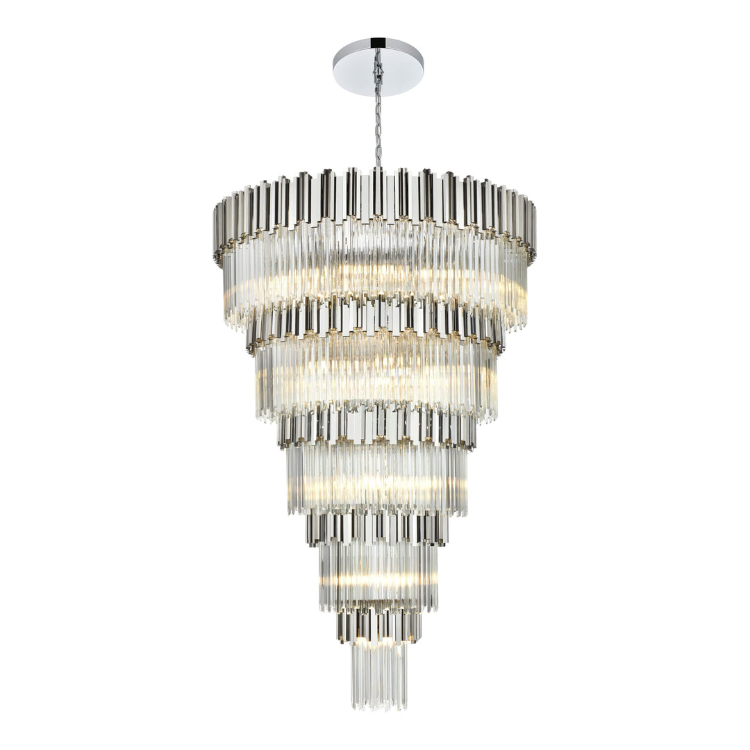 Willow Chandelier in Chrome by Elegant