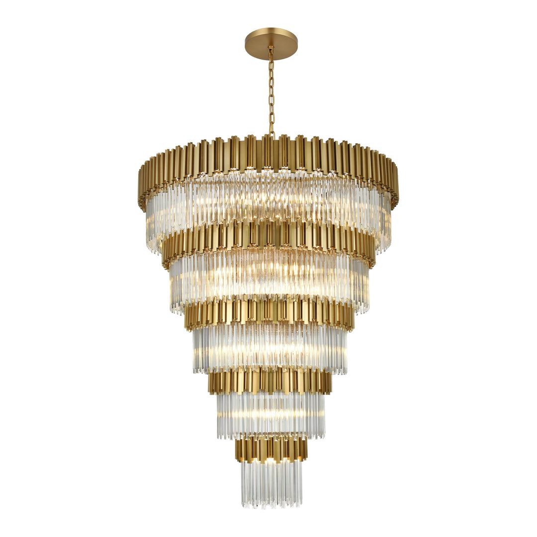 Willow Chandelier in Satin Gold by Elegant