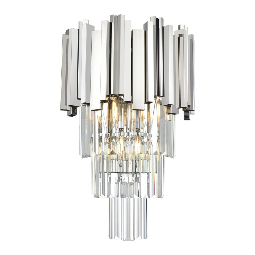 Willow Wall Sconce in Chrome by Elegant