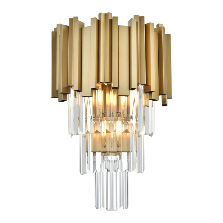 Willow Wall Sconce in Satin Gold by Elegant