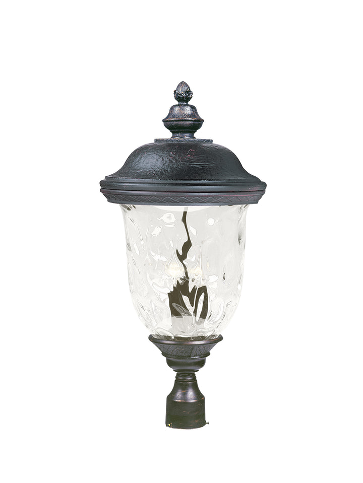 Carriage House DC 3-LT Outdoor Pole/Post Lantern WGOB