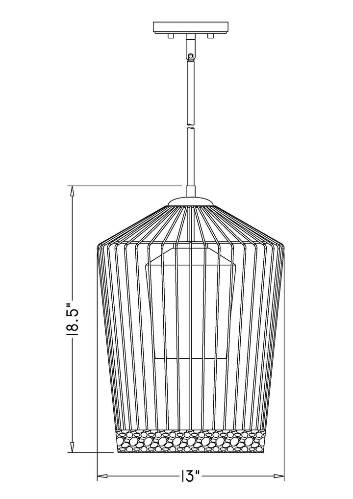 Lido - 1 Light Pendant