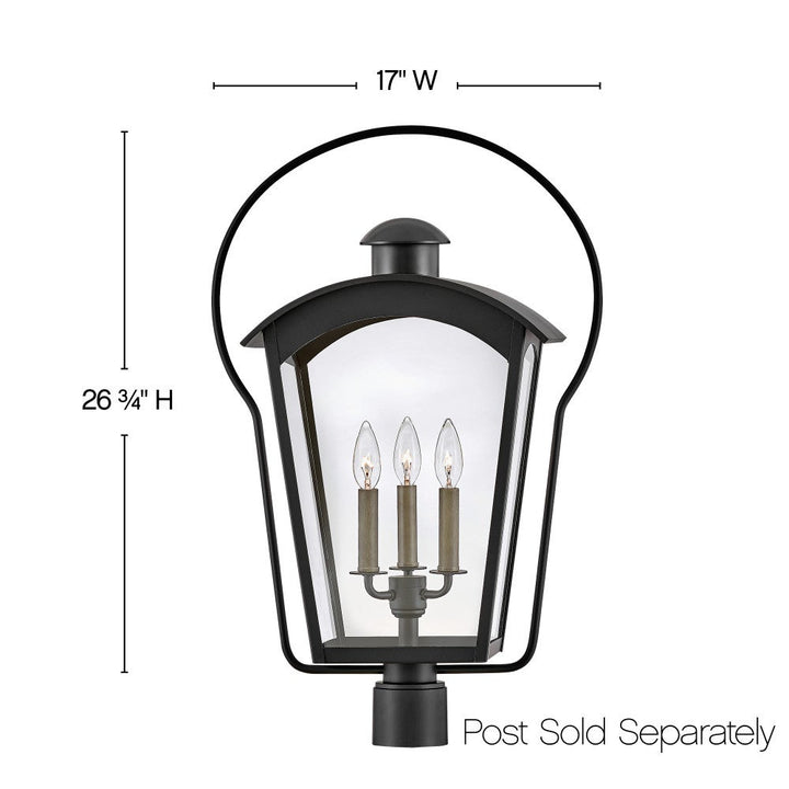 Yale Large Post Mount Lantern