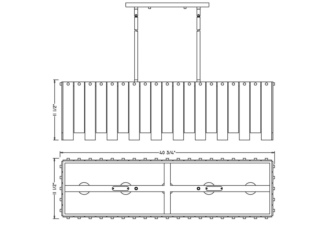 Viviana - Linear Chandelier