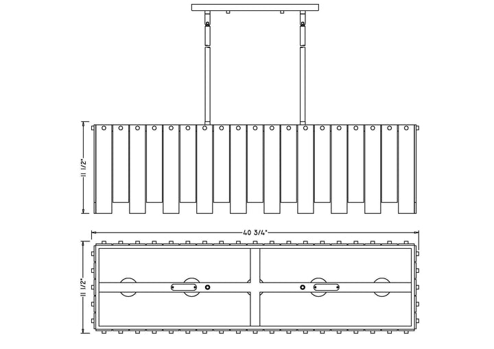 Viviana - Linear Chandelier