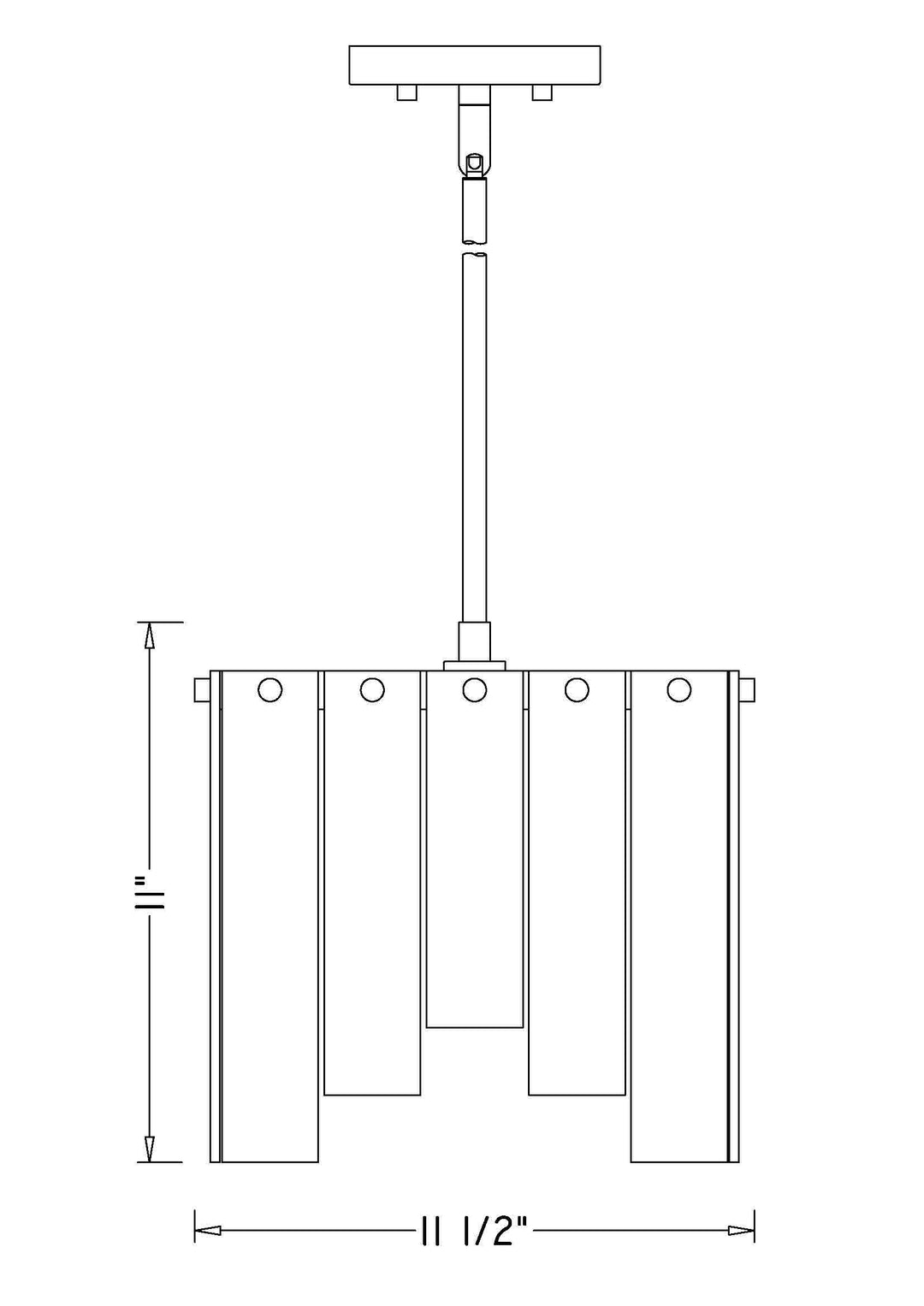 Viviana - 1 Light Pendant
