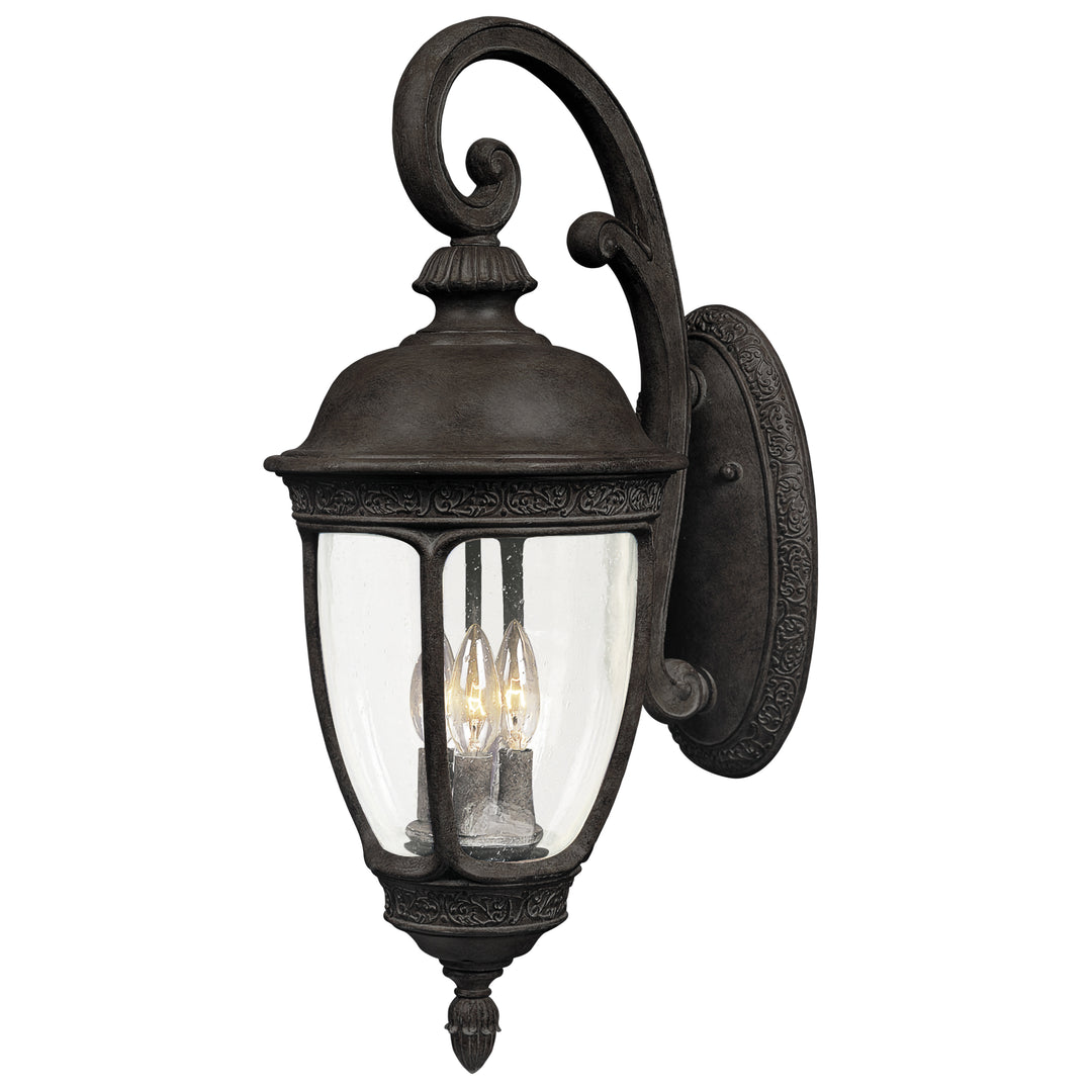 Knob Hill Cast Outdoor Wall Lantern Sienna