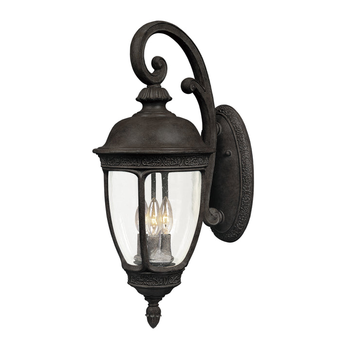Knob Hill Cast Outdoor Wall Lantern Sienna