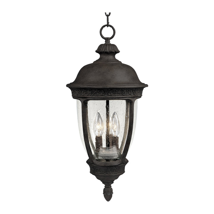 Knob Hill Cast 3-Light Outdoor Hanging Lantern Sienna