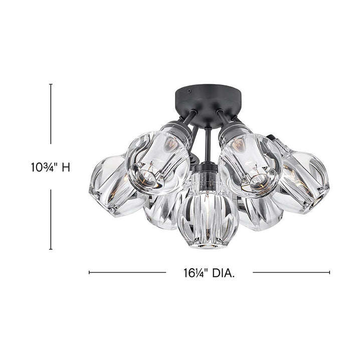 Elise Medium Semi-Flush Mount