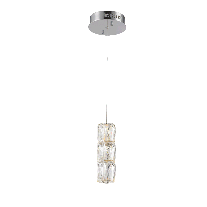 Polaris Crystal Pendant in Chrome by Elegant