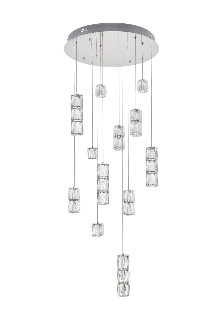 Polaris Crystal Chandelier by Elegant - view 7