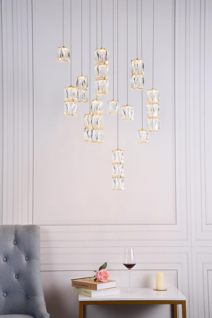 Polaris Crystal Chandelier by Elegant - view 10