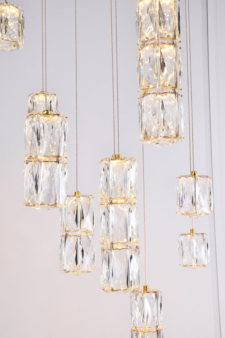 Polaris Crystal Chandelier by Elegant - view 16