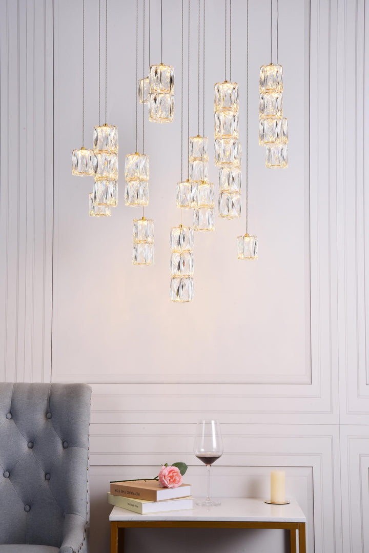 Polaris Crystal Chandelier by Elegant - view 26
