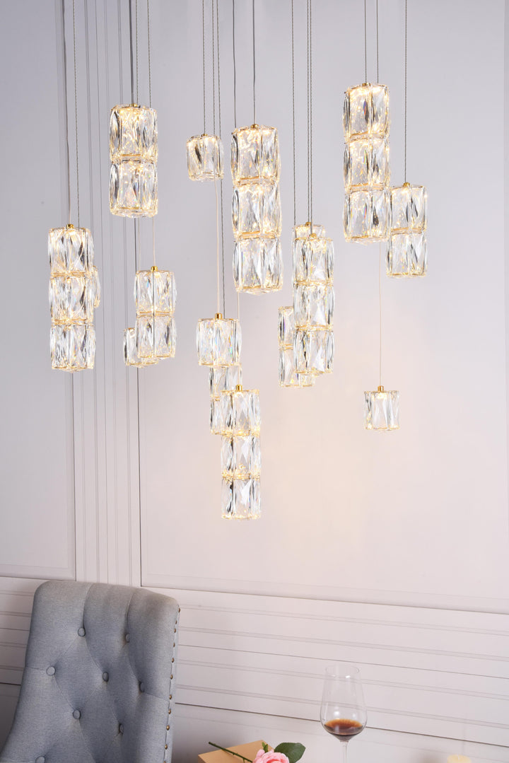 Polaris Crystal Chandelier by Elegant - view 32