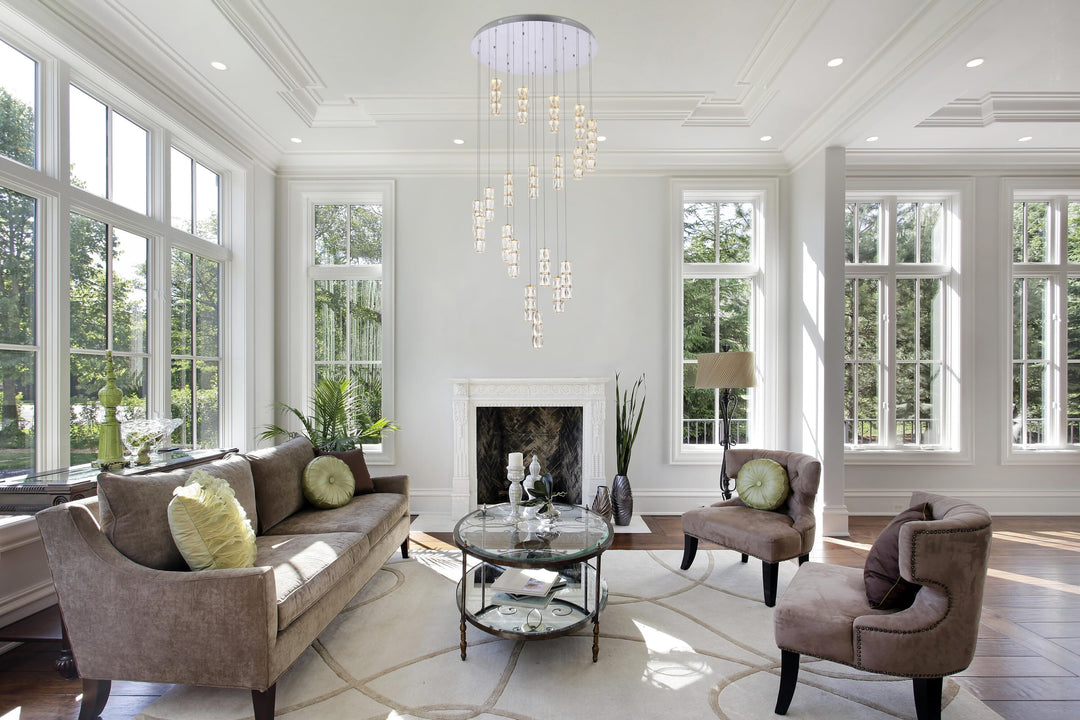 Polaris Crystal Chandelier by Elegant - view 34