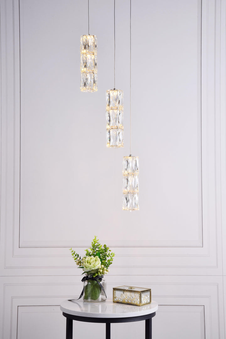 Polaris Crystal Pendant by Elegant - view 9