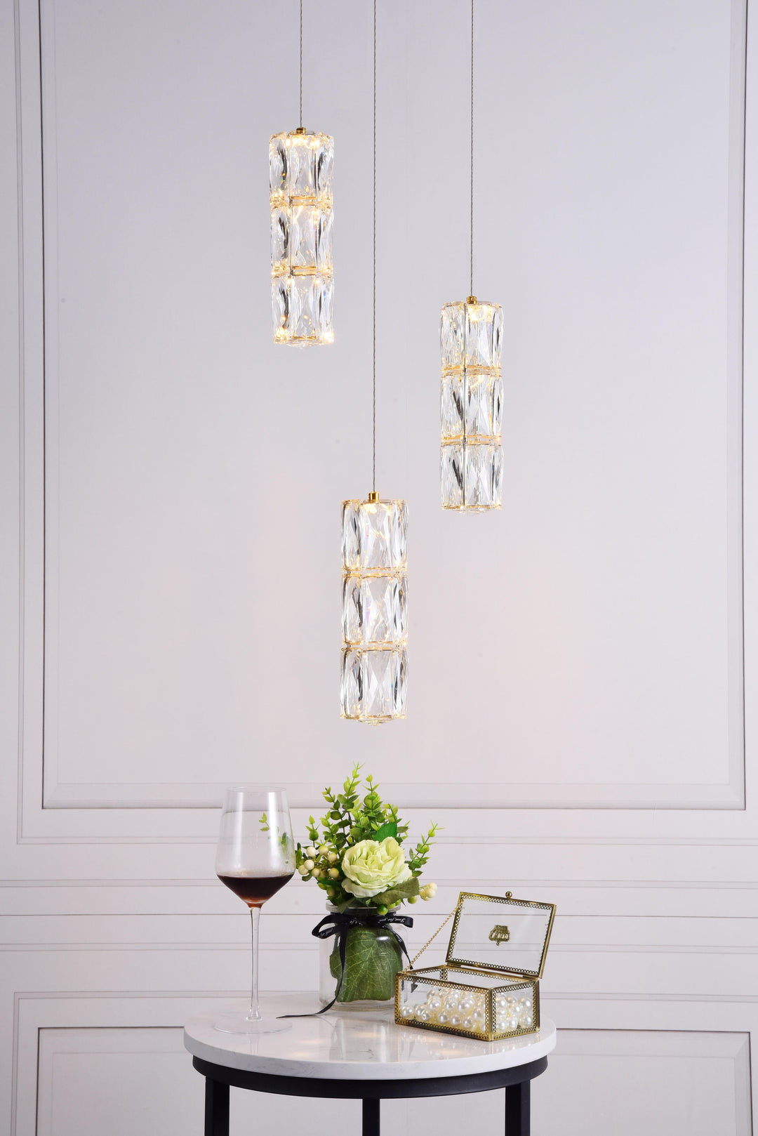 Polaris Crystal Pendant by Elegant - view 21
