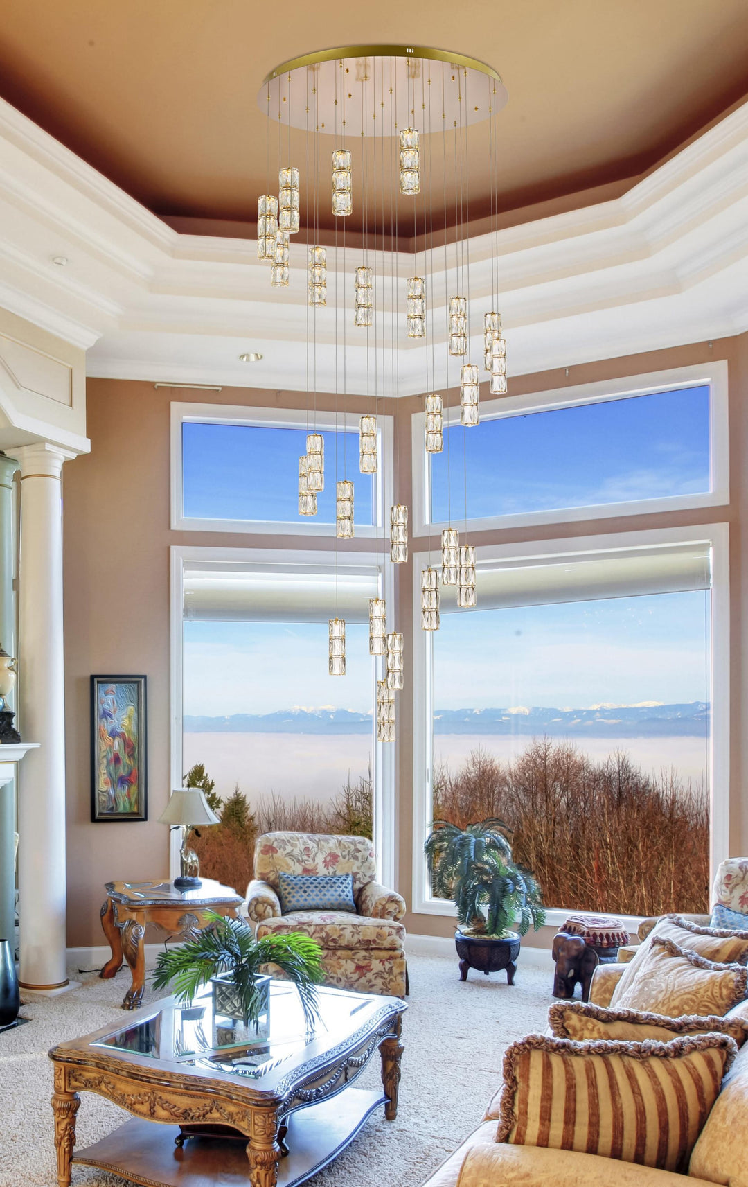 Polaris Crystal Chandelier by Elegant - view 67