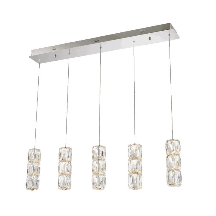 Polaris Crystal Pendant in Chrome by Elegant