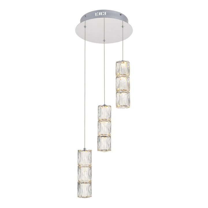 Polaris Crystal Pendant in Chrome by Elegant