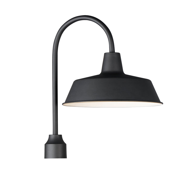 Pier M 1-Light Post Lantern Black