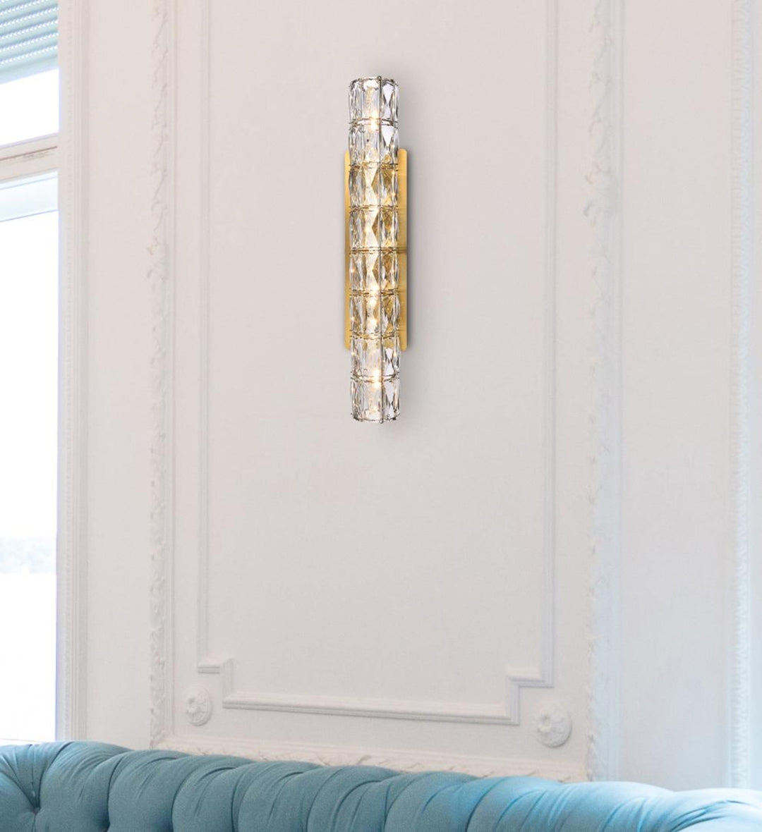 Valetta Crystal Wall Sconce by Elegant - view 31
