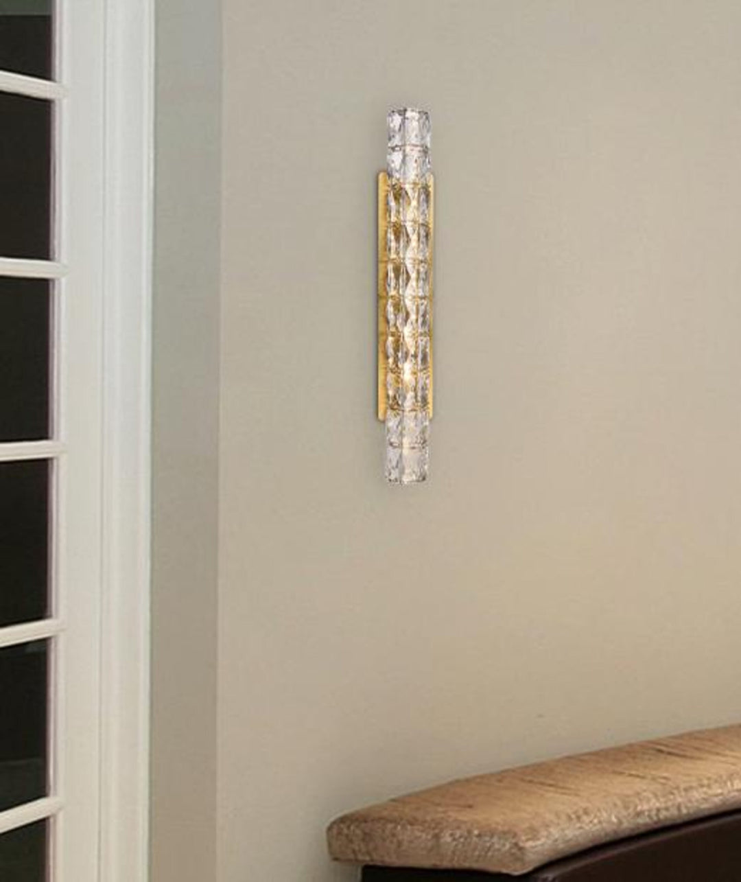 Valetta Crystal Wall Sconce by Elegant - view 46