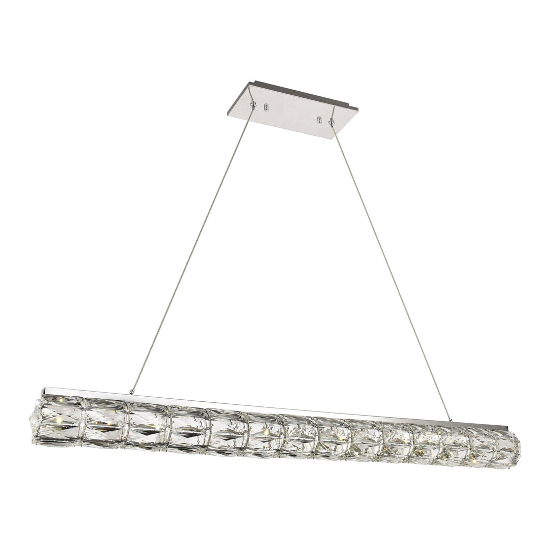 Valetta Crystal Chandelier, 42.5", by Elegant